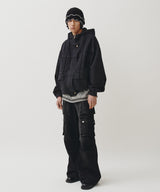 DENIM HOOD JACKET