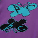 ソーシャルバタフライラグランT / Social Butterfly Raglan Tee - Purple / Sport Green