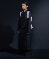 Knotted Backpack (Nylon-silver)