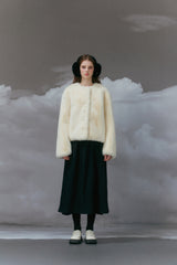Eco fur jacket