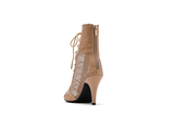 Mesh Open Toe Heel(Beige)
