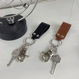 バイアテンションレザーキーリング / BYATTENTION Leather Keyring (2 colors)