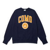 COMO VARSITY SWEATSHIRT [NAVY] (6613793407094)