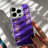 マイカラーケース / My Color Case (Purple Jelly Hard)