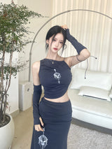 プリントストリングウォーマーT/759. Printing string warmer T (3color)
