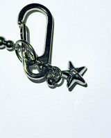 Pierced big star keychain