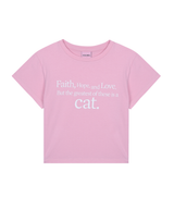 キャットセイングクロップTシャツ