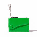 DOT Saddle Keyring Coin & Card Wallets green