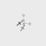 ミニエポクシークロスピアス/MINI EPOXY CROSS EAR