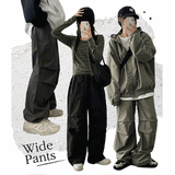 [Set-up possible!] [Jogger, wide] リザニーピンタックバンディングワイドパンツ