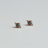 [シングルピアス] 14K ゴールドグリーンピアス / [single earring]14K gold green earring