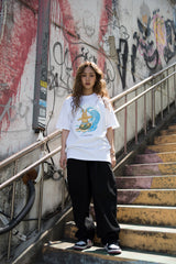 バギーコットンパンツ/MBSRCOPT132 MID90 BAGGY COTTON PANTS BLACK