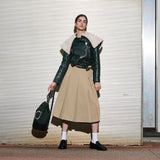 [UNISEX] LOGAN RIDER JACKET, DEEP GREEN (6626790146166)