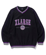 パイピングVネックスウェット / PIPING V NECK SWEAT