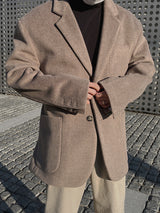 Retro Button Single Jacket (3color) (6646315548790)