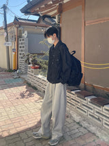 Fade set up trucker jacket