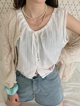 ノッティングイェローネックレス / [925silver] Notting yellow Necklace