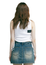 [ARTIST EDITION] TCP X WOOYOORI RIBBON SLEEVELESS TOP