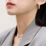 シルバーシンスネークチェーンネックレス(スペアチェーン)/silver thin snake chain necklace (14K gold plated / spare chain)