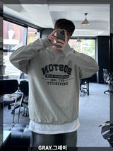 보스턴 나염 오버핏 맨투맨
