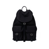 [After Pray Edition] 2-Pocket Cotton Cargo Rucksack (Black&Nickel)