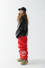 エナメルジャケット/BSR2223FWJK061 WD ENM JACKET ENAMEL BLACK
