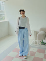 ビーチクロップTシャツ/Beach Crop T-shirt (2color)
