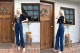 ワイドフィットスリットデニムパンツ/WIDE FIT SLIT DENIM PANTS [16627]