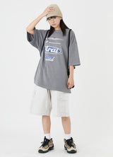 フォルツァロゴオーバーメッシュTシャツ