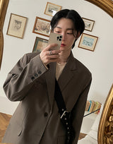 2WAYベルテッドブレザー/Two-Way Belted Blazer