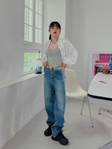 サイド グラス デニムパンツ / no.1778 side gras denim pants