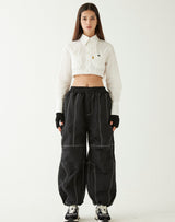 パラシュートパンツ/PARACHUTE PANTS BLACK