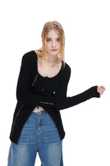 ラインニットカーディガン / LINE KNIT CARDIGAN