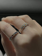 silver925 rainbow ring
