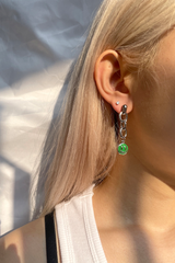 no.211ピアス / no.211 earring gold green