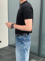 ラボワイドブラッシュデニムパンツ / Labo Wide Brush Denim Pants (Light Blue)