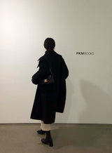 [BELLIDE MADE] ユリフィアンヒドゥンオーバーサイズフィットシングルロングコート