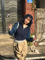 アーロデニニムジップアップ