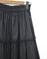 フリルカンカンロングスカート/Frill kangkang long skirt (3color)