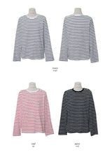 (×)ハートゴールドボーダーTシャツ (3color)