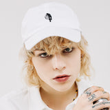オーバーサイズマシュマロボールキャップ/OVERSIZE MARSHMALLOW BALL CAP-WHITE+BLACK