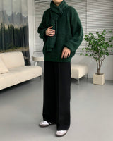 アルパカマフラーニットセット / BL Alpaca Muffler Knit Set (4 colors)