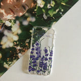 ラベンダー スマホケース/Lavender (Galaxy) Jelly Case