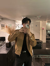 LMN Mayer Line Suede Jacket (2 colors)