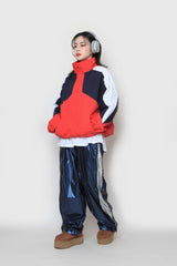 トリプルカラードジップアップ / triple-colored zip-up