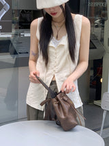 ノビットカッププ内蔵レースブラレットクロップナッシュキャミソール / Norbit capped lace bralette crop sleeveless sleeveless