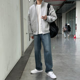Todd Oversized Fit Composite Paper High-Neck Zip-Up (4color)