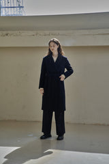 タックツイルパンツ/TUCK TWILL PANTS_BLACK