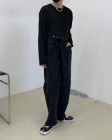 ベルベット ニット Tシャツ / DA Velvet Knit T-shirt (2 colors)