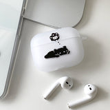 Black - Miss you Somecat Couple AirPods Case_matt